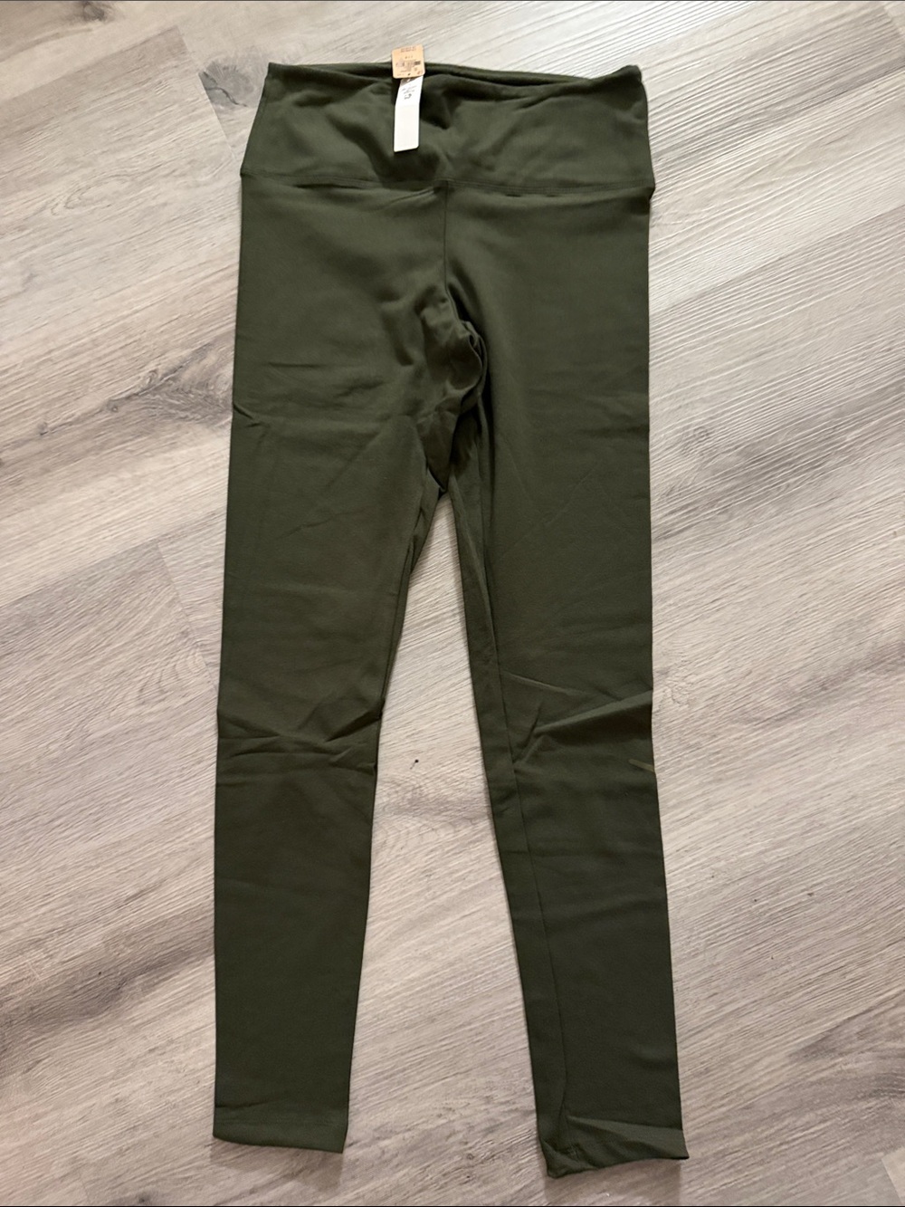 PINK Victoria's Secret Olive Green High-Rise Leggings